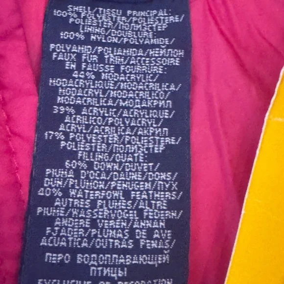 NWT Ralph Lauren pink down snowsuit - Picture 5 of 7